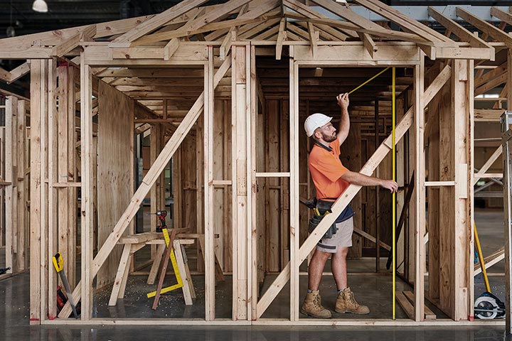 A carpentry student.