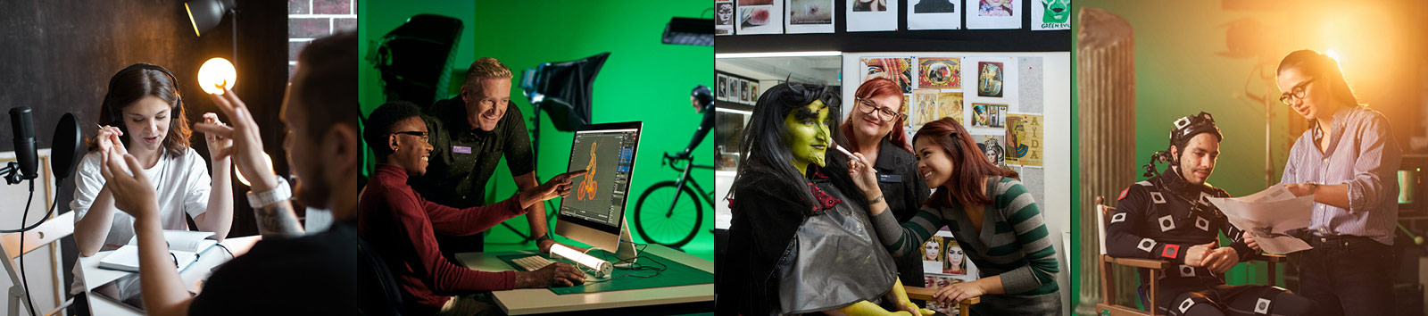 Grid banner for Screen, Media and Games course area