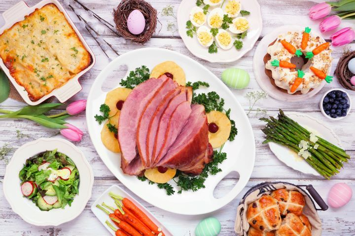 A birds-eye view of vibrant food